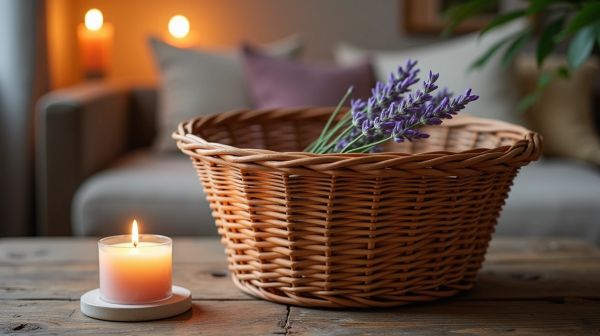 Petit panier en osier : l'allié rangement qui a du charme